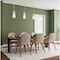 Z-Lite Kira Pendant, 1-Light, 6.5 In.W x 13 In.H, Brushed Nickel/Clear 7508P-ROD-BN - alternate 6
